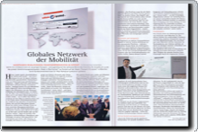 Globales Netzwerk der Mobilität